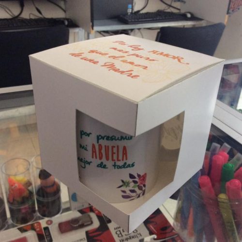 Cajas para tazas sublimadas
