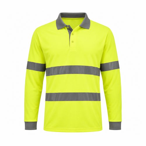 Sueter polo dryfit manga larga con cinta reflectiva