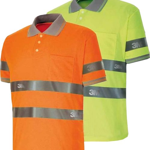 Sueter Polo DryFit Manga Corta con cinta reflectiva