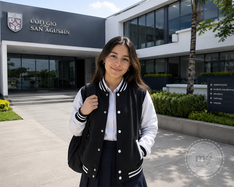 Abrigo Estudiantil Modelo Varsity