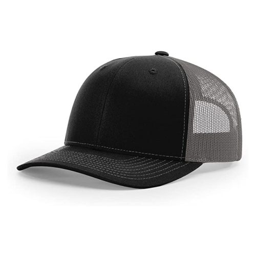 Gorra Richardson en color negro ideal para bordado o estampado