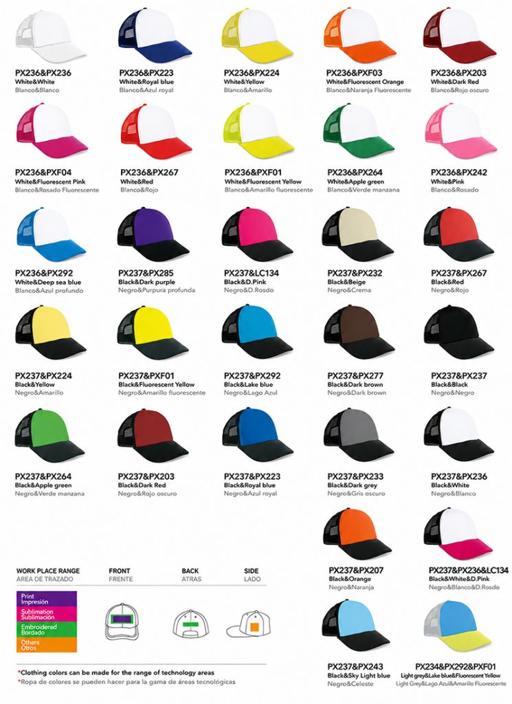 Catalogo Gorra de Malla