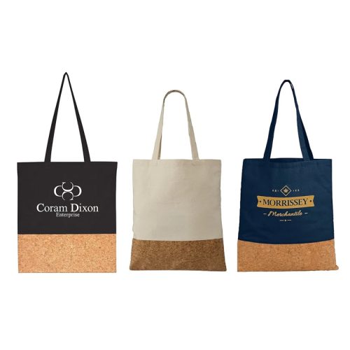 Bolsa de Canvas con inferior de corcho