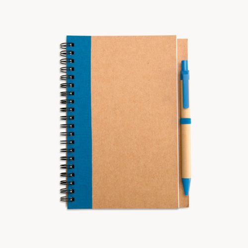 Libreta de espiral reciclada.