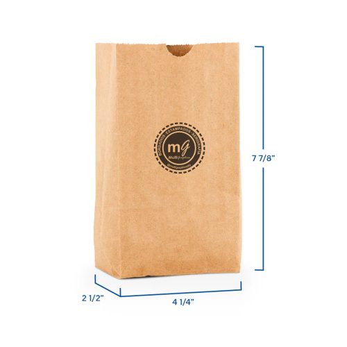 Bolsa Kraft #2 con logo impreso