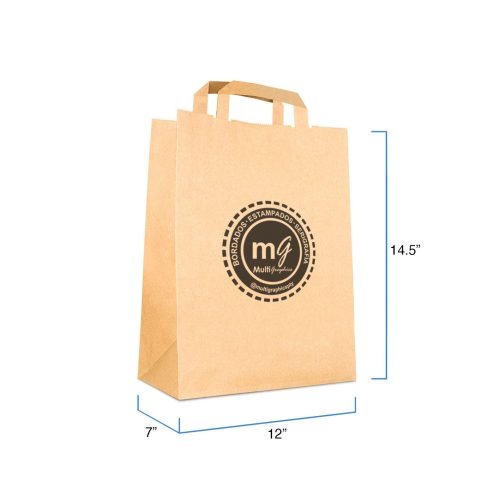 Bolsa Kraft con logo