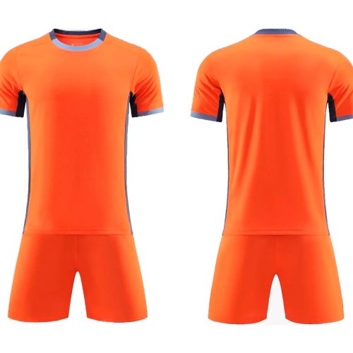 uniforme de futbol naranja fluorescente