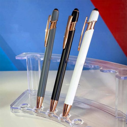 boligrafo con acabado cobre brillante