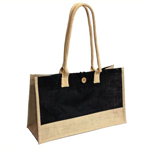 Bolsa de yute doble tono