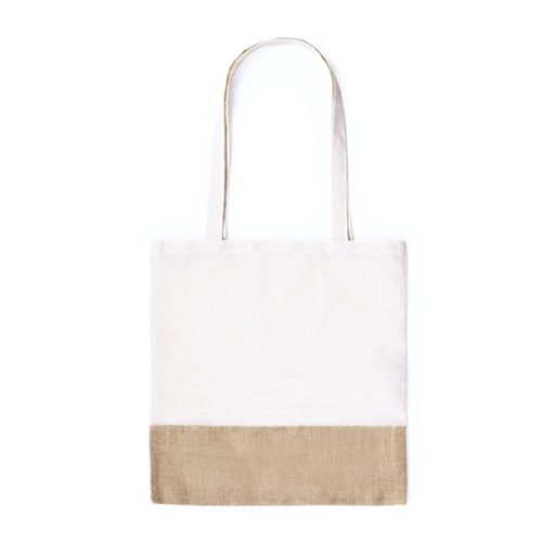 Bolsa ecológica de yute y algodón
