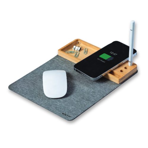 Mousepad con cargador inalámbrico