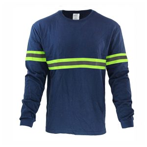 Tshirt algodón manga larga con cinta reflectiva