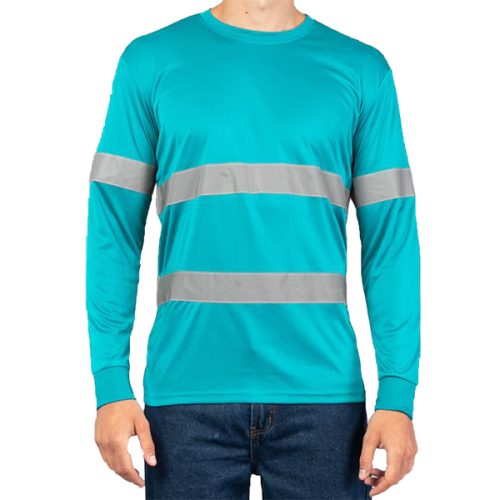 tshirt licrado con cinta reflectiva
