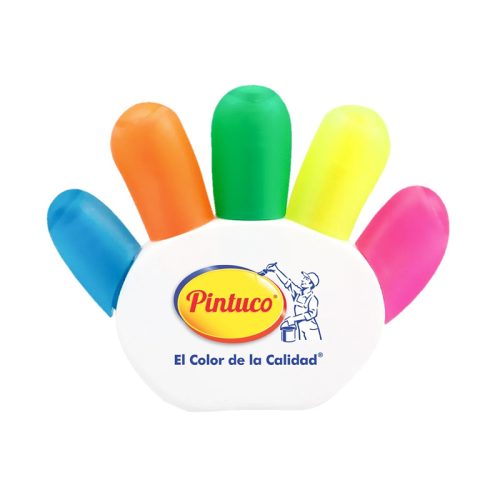 Resaltador en forma de mano