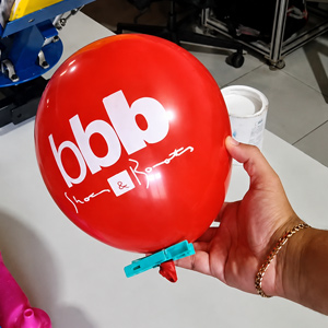 Impresión de globos para BBB